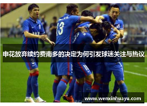申花放弃续约费南多的决定为何引发球迷关注与热议